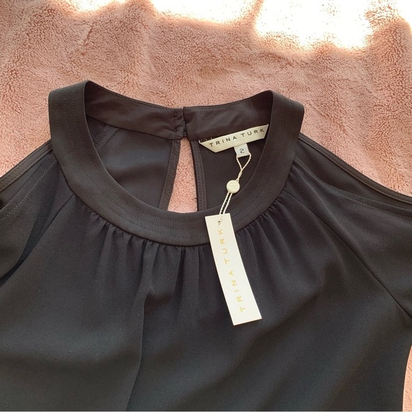 Trina Turk black mini dress - Picture 10 of 11